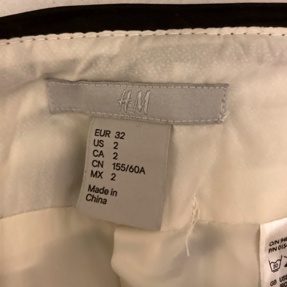 H&M tropical pattern sequined pencil skirt size 2 - Picture 5 of 6